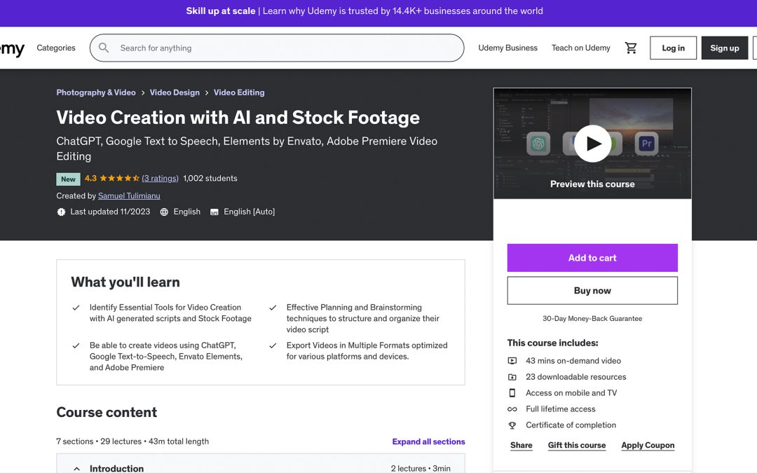 Revolutionize Video Creation with AI and Stock Footage – A Game-Changer in the Industry